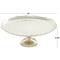 CosmoLiving by Cosmopolitan 16&#x22; Silver Aluminum Cake Stand